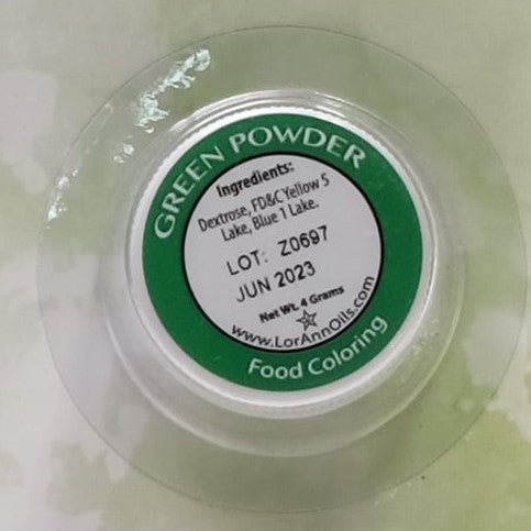 Green Powder Food Color by LorAnn Oils