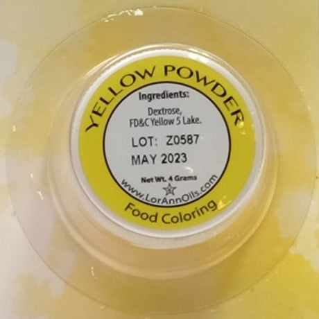 Yellow Powder Food Color by LorAnn Oils