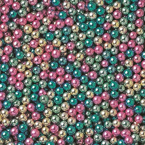 Harlequin Multi Color 4mm Dragees - 100g - Cake Bling by Stef Chef