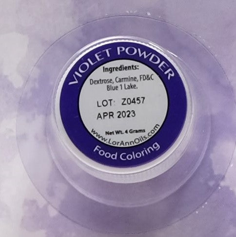 Violet Powder Food Color by LorAnn Oils