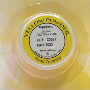 Yellow Powder Food Color by LorAnn Oils