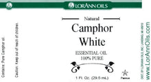 Load image into Gallery viewer, Camphor Oil (white) Essential Natural 1 Ounce