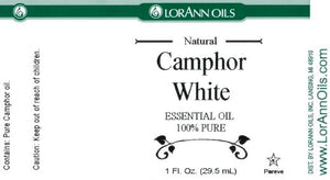 Camphor Oil (white) Essential Natural 1 Ounce
