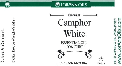 Camphor Oil (white) Essential Natural 1 Ounce