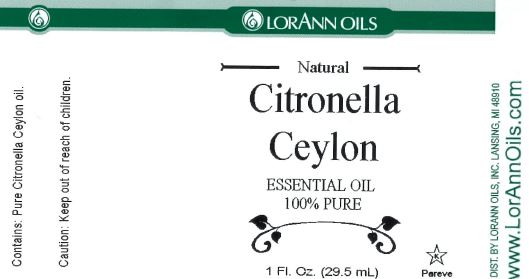 Citronella Oil, Natural 1 Ounce