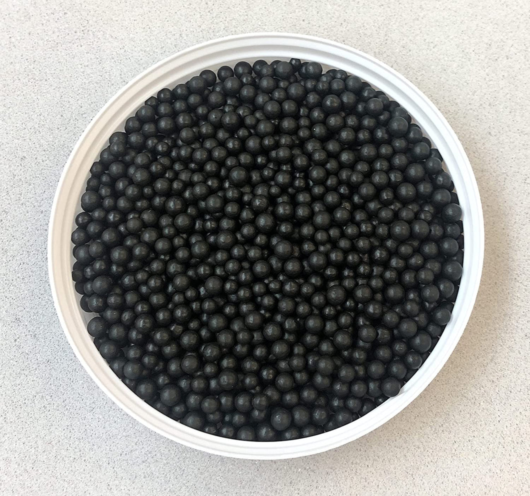Black Mini Pearls Edible Sprinkles Decorations Dragees 4mm