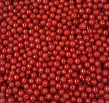 Load image into Gallery viewer, Red Mini Pearls Edible Sprinkles Decorations Dragees 4mm