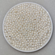 Load image into Gallery viewer, White Ultra Mini Pearls Edible Sprinkles Decorations Dragees 2mm