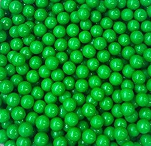 Green Pearls Edible Sprinkles Decorations Dragees 8mm