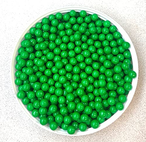 Green Pearls Edible Sprinkles Decorations Dragees 8mm