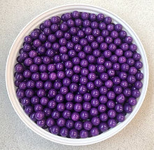 Load image into Gallery viewer, Purple Pearls Edible Sprinkles Decorations Dragees 8mm