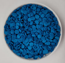 Load image into Gallery viewer, Blue Edible Sequin Confetti Quins Sprinkles 4 oz