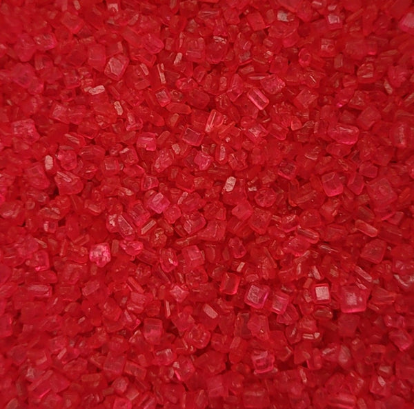 Bright Pink Coarse Crystals Sugar Edible Sprinkle Mix