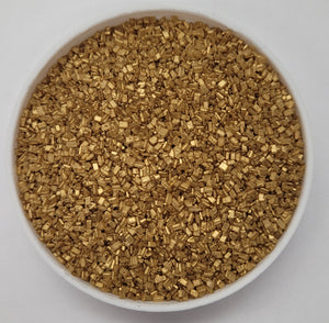 Gold Coarse Crystals Sugar Edible Sprinkle Mix