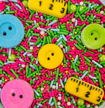 Load image into Gallery viewer, Sew My Button Edible Sewing Confetti Sprinkle Mix
