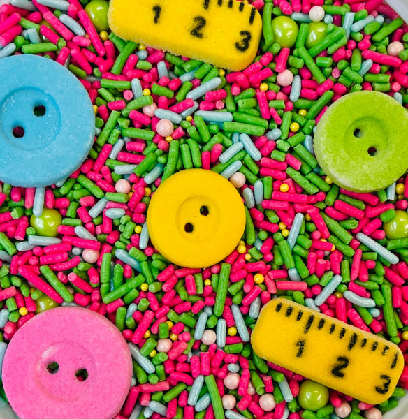 Sew My Button Edible Sewing Confetti Sprinkle Mix