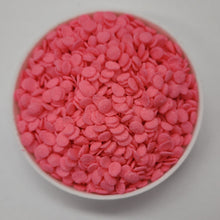 Load image into Gallery viewer, Pink Edible Sequin Confetti Quins Sprinkles 4 oz