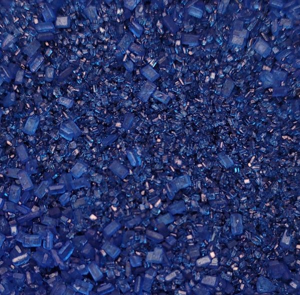 Royal Blue Coarse Crystals Sugar Edible Sprinkle Mix