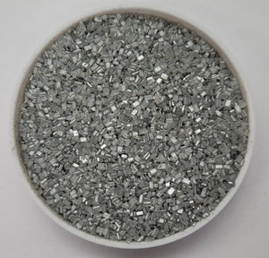 Silver Coarse Crystals Sugar Edible Sprinkle Mix