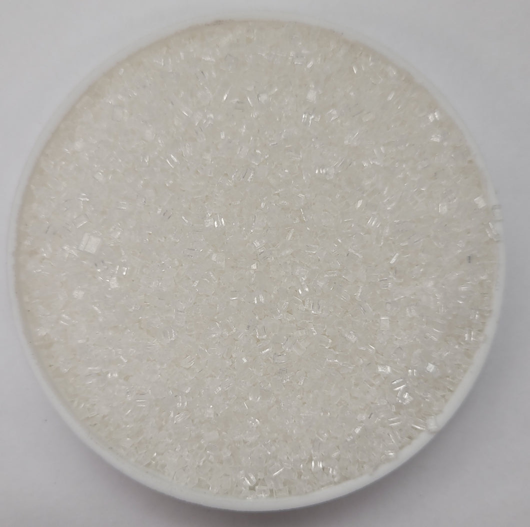 White Coarse Crystals Sugar Edible Sprinkle Mix
