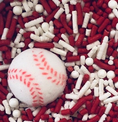 Take Me To The Ballpark Baseball Edible Confetti Sprinkle Mix