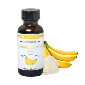 Banana Cream LorAnn Super Strength Flavor & Food Grade Oil - You Pick Size