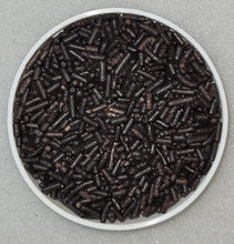 Load image into Gallery viewer, Black Jimmy Jimmies Decorette Sprinkles