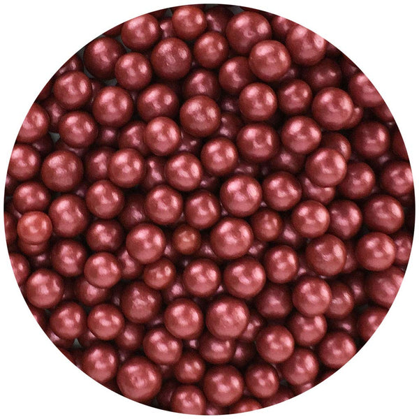 Bordeaux Maroon Dragees Celebakes by CK Products 5mm 3.7 oz