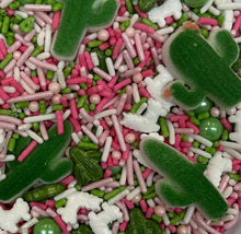 Load image into Gallery viewer, Cactus Plants Are Blooming  Edible Confetti Sprinkle Desert Mix