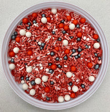 Load image into Gallery viewer, Get Your Candy Cane Crush On Christmas Holiday Edible Confetti Sprinkle Mix