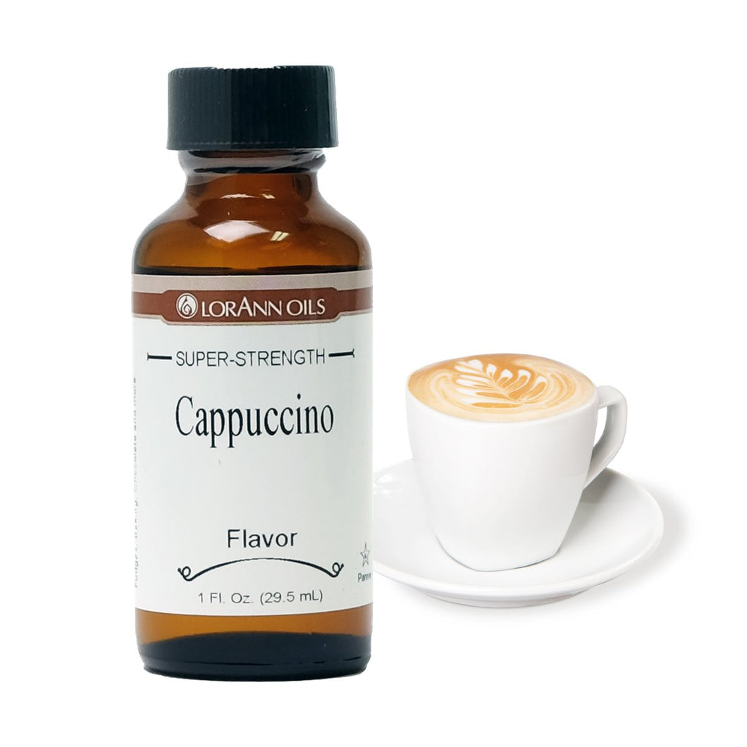 Cappuccino LorAnn Super Strength Flavor & Food Grade Oil - You Pick Size