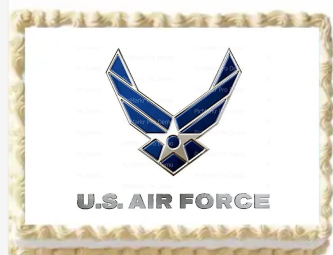 Buy Air Force Cake Topper With Customized Text Military Cake Decorations  Airforce Party Decor Personalization, Customized Airforce Party Online in  India - Etsy