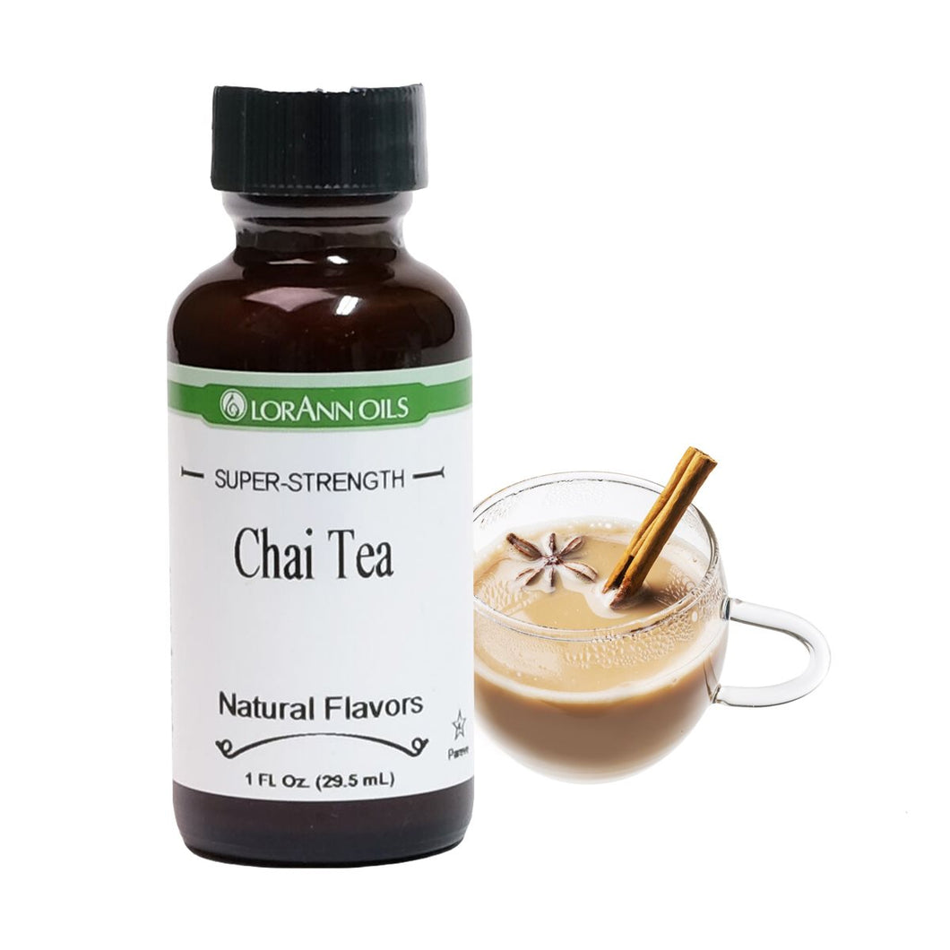 Chai Tea Natural LorAnn Super Strength Flavor & Food Grade Oil - You Pick Size
