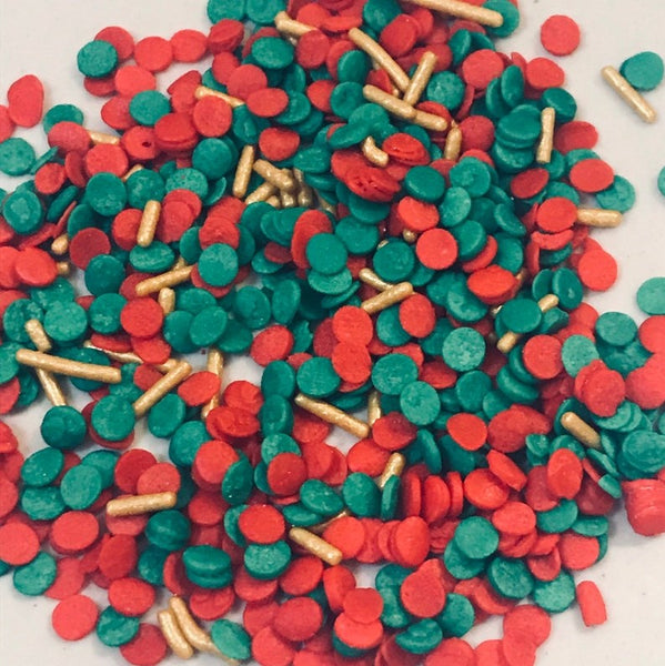 Simply Christmas Holiday Edible Confetti Sprinkle Mix