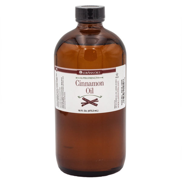 Cinnamon Oil Natural LorAnn Super Strength Flavor & Food Grade Oil - You Pick Size