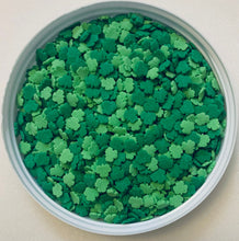Load image into Gallery viewer, Shamrock Clove Bi-Colored St Patrick&#39;s Day Edible Confetti Sprinkle Mix