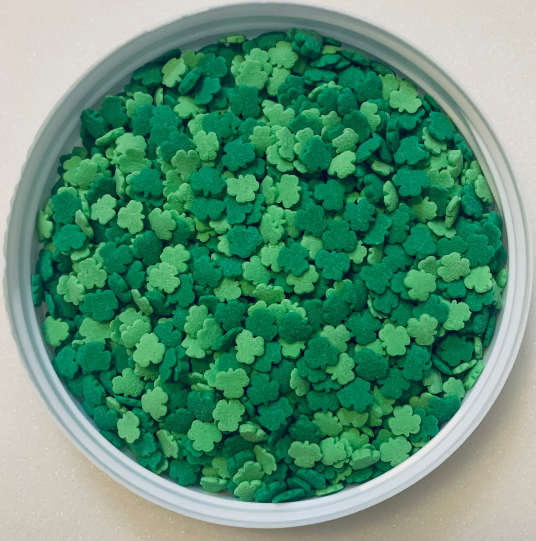 Shamrock Clove Bi-Colored St Patrick's Day Edible Confetti Sprinkle Mix