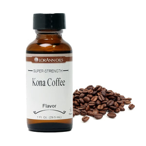 Kona Coffee LorAnn Super Strength Flavor & Food Grade Oil - You Pick Size