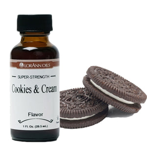 Cookies & Cream LorAnn Super Strength Flavor & Food Grade Oil - You Pick Size