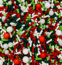 Load image into Gallery viewer, Christmas Time is Here Holiday Edible Confetti Sprinkle Mix