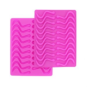 LorAnn Gummy Silicone Worm Molds 2-Pack Candy Making Crafts