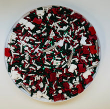 Load image into Gallery viewer, Christmas Stocking Holiday Edible Confetti Sprinkle Mix