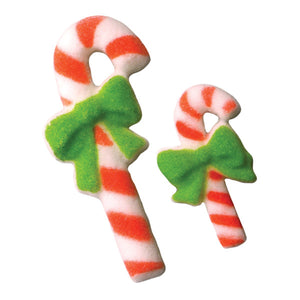 Candy Cane Assortment Edible Sugar Decorations Christmas Toppers