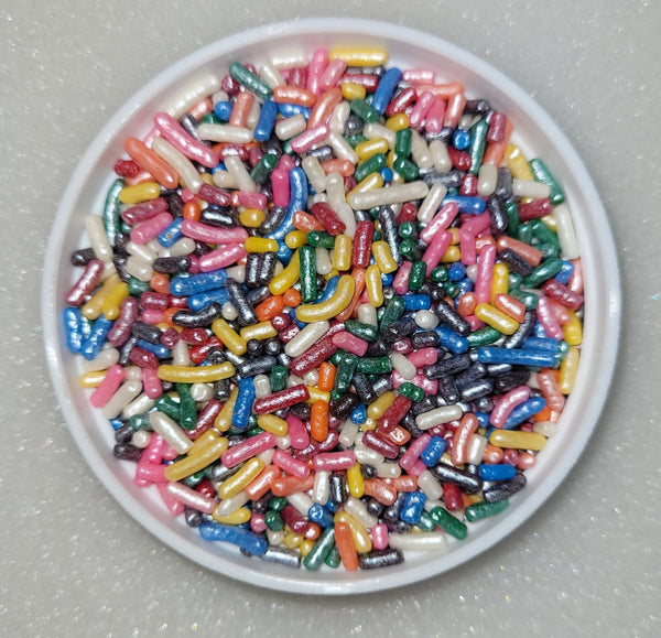 Rainbow Shimmer Jimmy Jimmies Decorette Sprinkles