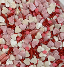 Load image into Gallery viewer, Follow Your Heart  Valentines Day Edible Confetti Sprinkle Mix