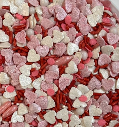 Follow Your Heart  Valentines Day Edible Confetti Sprinkle Mix