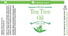 Load image into Gallery viewer, LorAnn Oils Tea Tree Oil Essential Natural 1/3 Ounce