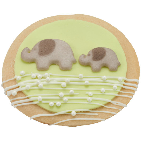 Elephant Assortment Edible Sugar Decorations Toppers
