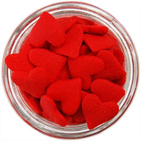 Mini Hearts Edible Confetti Sprinkles