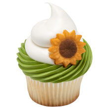 Load image into Gallery viewer, Sunflower Assortment Edible Sugar Decorations Toppers